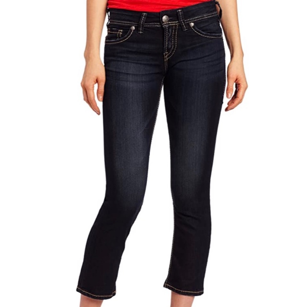 Silver Suki Capri W28 blue